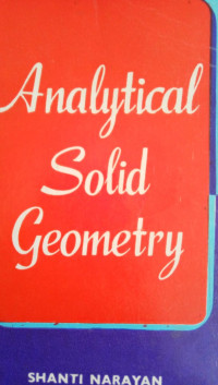 Analytical Solid Geometry