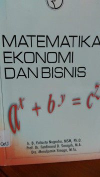 Matematika Ekonomi Dan Bisnis