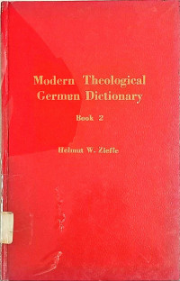 Modern Theological German Dictionary Book 2