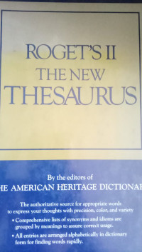 Rogert's II The NEw Thesaurus