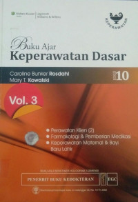 Buku Ajar Keperawatan Dasar Volume 3
