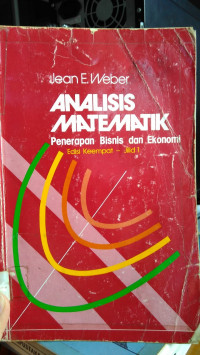 Analisis Matematika: Penerapan Bisnis Dan Ekonomi