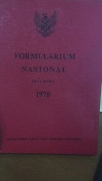 Formularium Nasional Edisi Kedua