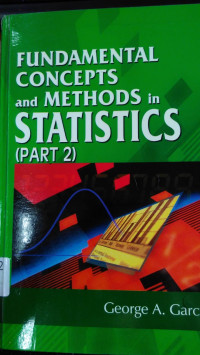 Fundamental Concepts And Menthods In Statistics