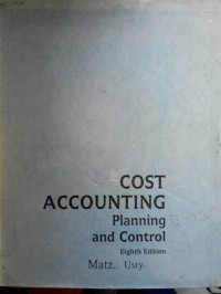 Cost Accounting Planning And Control