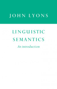 Lingustic Semantics An Introduction