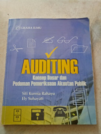 Auditing Konsep Dasar dan Pedoman Pemeriksaan Akuntan Publik