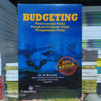 Budgeting Perencanaan Kerja Pengkoordinasian Kerja Pengawasan Kerja