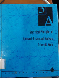 Statistical Principles of Research Design and Analysis