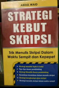 Strategi Kebut Skripsi