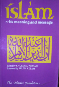 Islam Its Meaning and Message