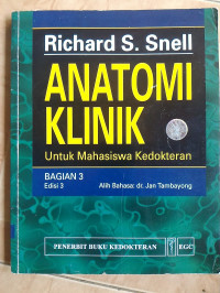 Anatomi Klinik Untuk Mahasiswa Kedokteran