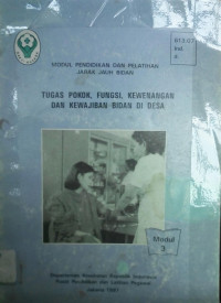 Modul Pendidikan Dan Pelatihan Jarak Jauh Bidan