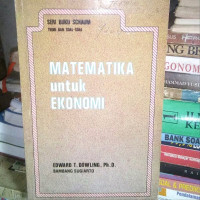 Matematika Untuk Ekonomi