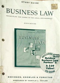 Business Law : Principles and Cases in the Legal Environment