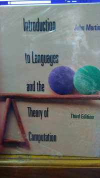 Introduction To Languages And The Theory Of Computation