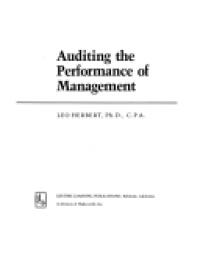 Auditing The Performance of Management