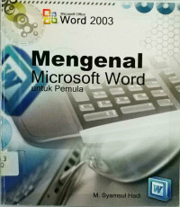 Mengenal Microsoft Word Untuk Pemula