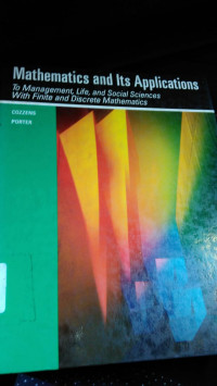 Mathematics And Its Applications: To Management, Life, And Social Sciences With Finite And Discrete Mathematics