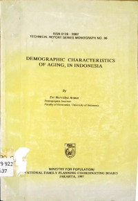 Demographic Characteristics of Aging, In Indonesia