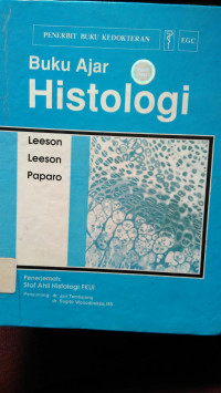 Buku Ajar Histologi