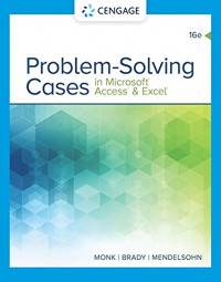 Problem-Solving in Microsoft Access  & Excel