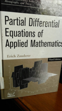 Partial Differential Equations Of Applied Mathematics