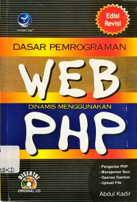 Dasar Pemrograman WEB Dinamis Menggunakan PHP