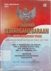 Pendidikan Kewarganegaraan untuk Perguruan Tinggi