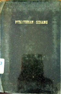 Peraturan Sidang