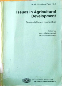 Issues in Agricultural Development : Sustainability and Cooperation