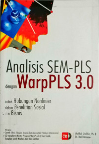 Analisis SEM-PLS dengan Warp PLS 3.0