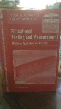 Educational Teasting And Meaurement Seventh Edition