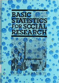 Basic Statistics for Social Research