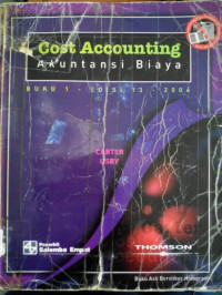 Cost Accounting Akuntansi Biaya  Buku 1