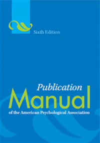 Publication Manual of the American Psychological Association SIXTH EDITION
