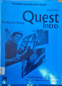 Teacher's Edition With Tests Quest Intro Reading and Writing