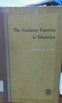 The Guidance Function In Education