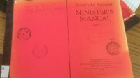 Minister's manual