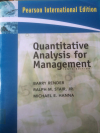 Quntitative Analysis For Management