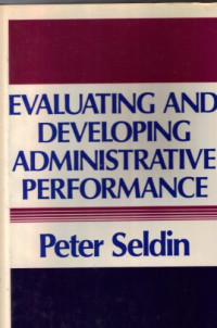 Evaluating And Developing Administrative Performance